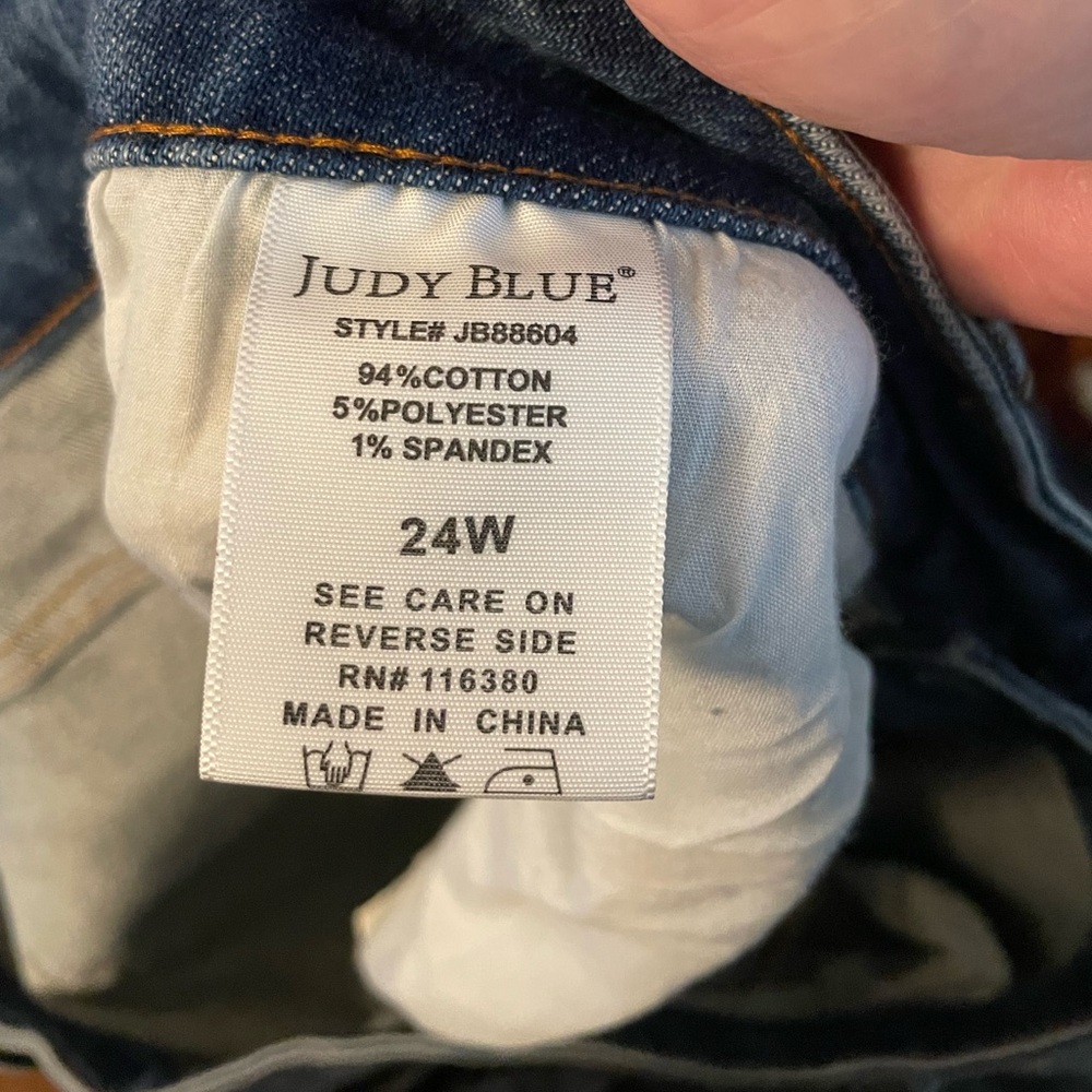 Judy Blue Classic Denim Bootcut Jeans Size 24 - Picture 5 of 5